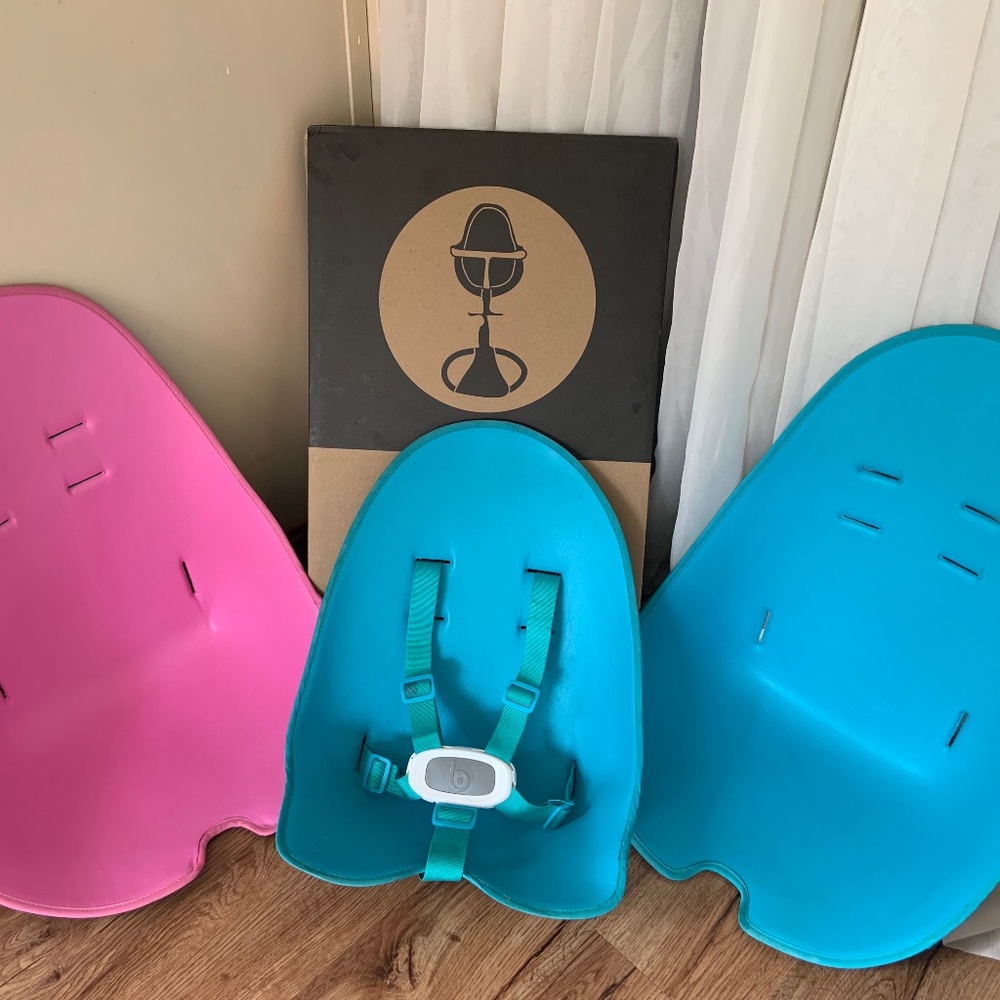 Fresco bloom high chair seat pads and buckle only
